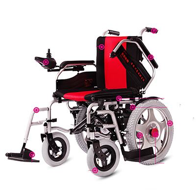 Motorreductor para silla de ruedas eléctrica